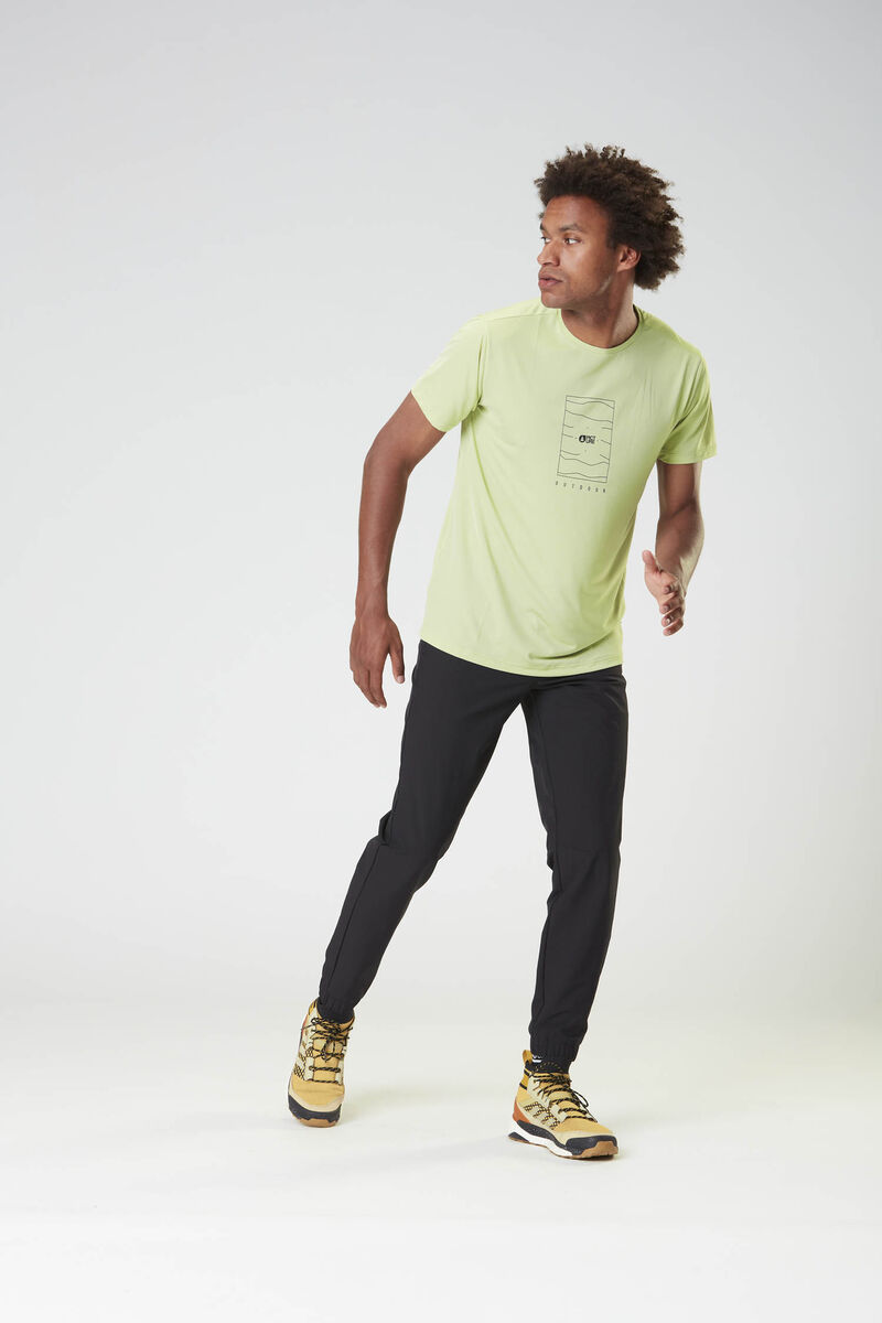 Picture Organic Travis Tech Men's T Shirts Green | YVK-597264