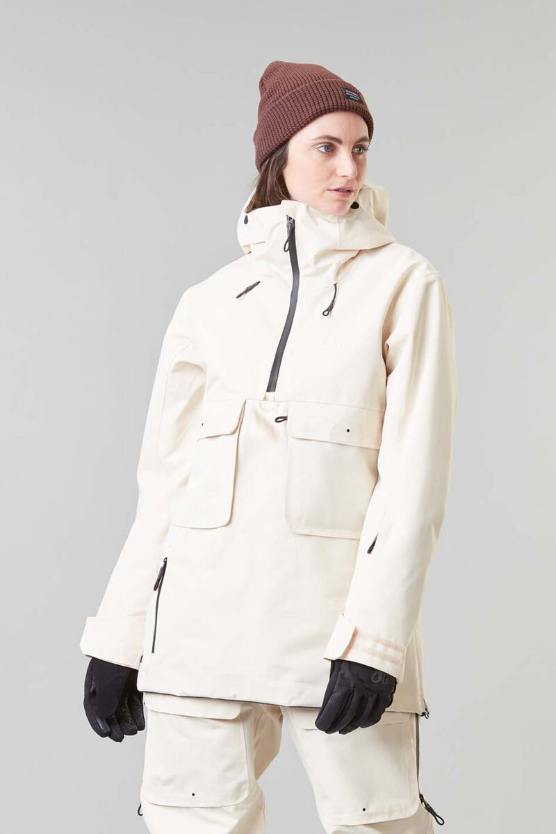 Picture Organic U14 Women's Snow Jackets Beige | CBE-150486