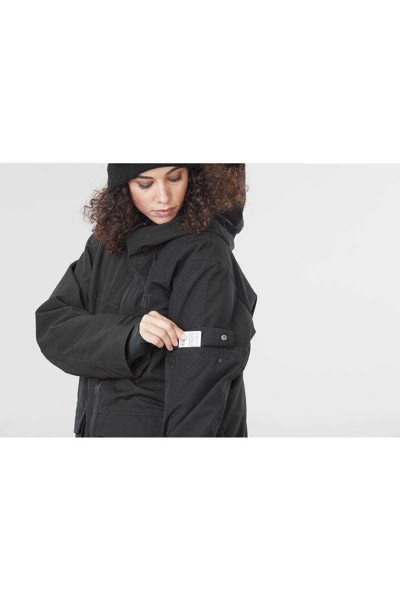 Picture Organic U16 Women's Snow Jackets Black | ODE-576031