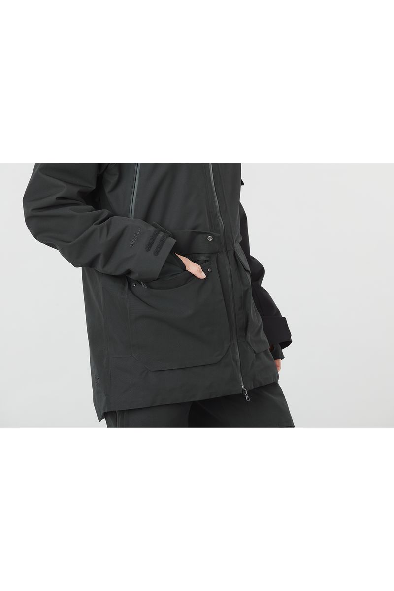 Picture Organic U16 Women's Snow Jackets Black | ODE-576031