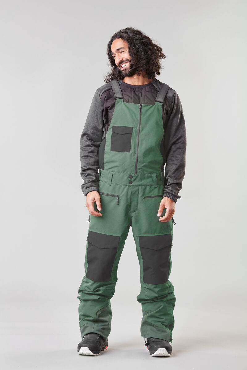 Picture Organic U77 Bib Men's Snow Pants Green | ZEQ-869473