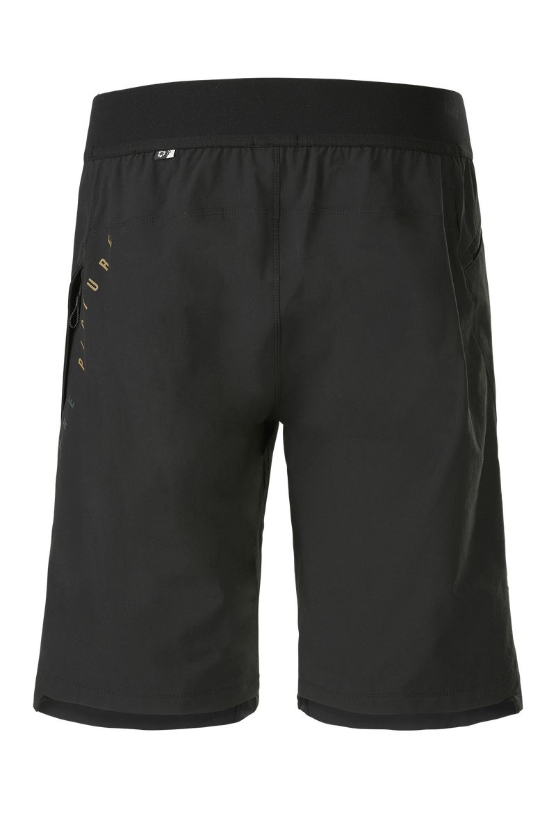 Picture Organic Vellir Stretch Men's Shorts Black | QGJ-496012