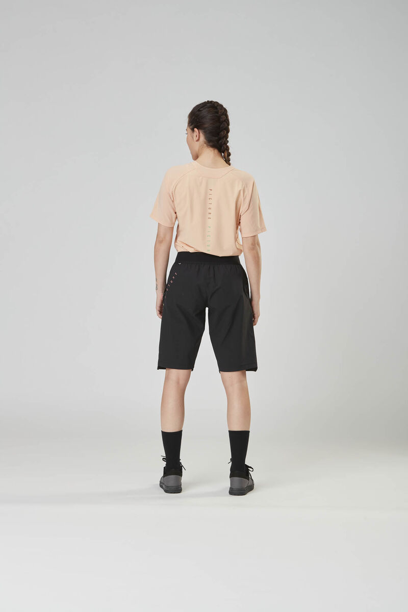 Picture Organic Vellir Stretch W Women's Shorts Black | CLQ-623407