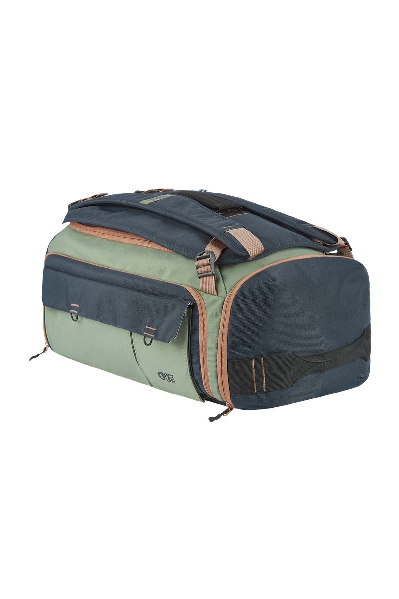 Picture Organic Weekend Warrior Men's Duffle Bags Green Dark Blue | INP-735416