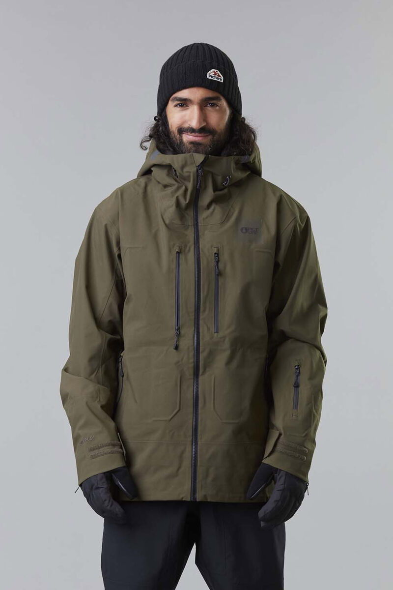 Picture Organic Welcome 3l Men's Snow Jackets Dark Green | FCP-940378