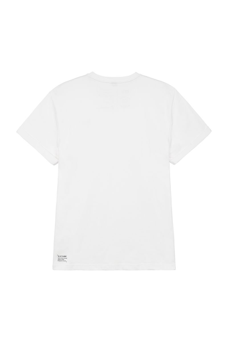 Picture Organic Yorra Men's T Shirts White | QIN-103247