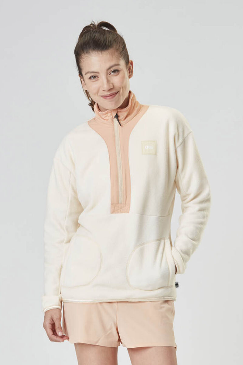 Picture Organic Bakki 1/4 Tech Women's Sweaters White | DFJ-635841