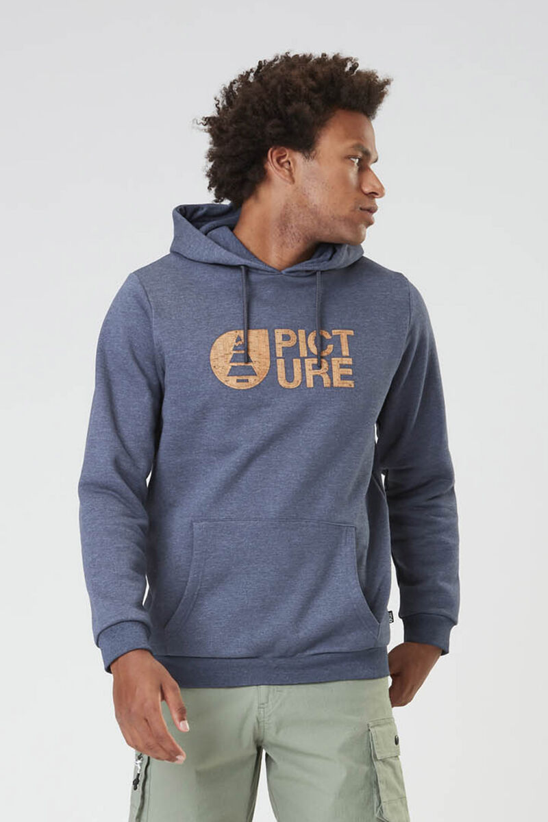 Picture Organic Basement Cork Men's Hoodie Dark Blue | ZMY-312047