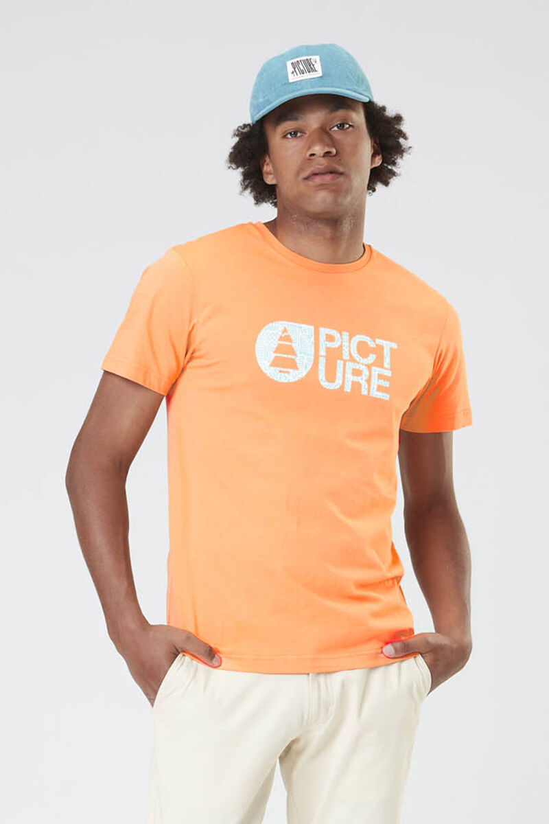 Picture Organic Basement Guinea Men's T Shirts Orange | NOT-176820