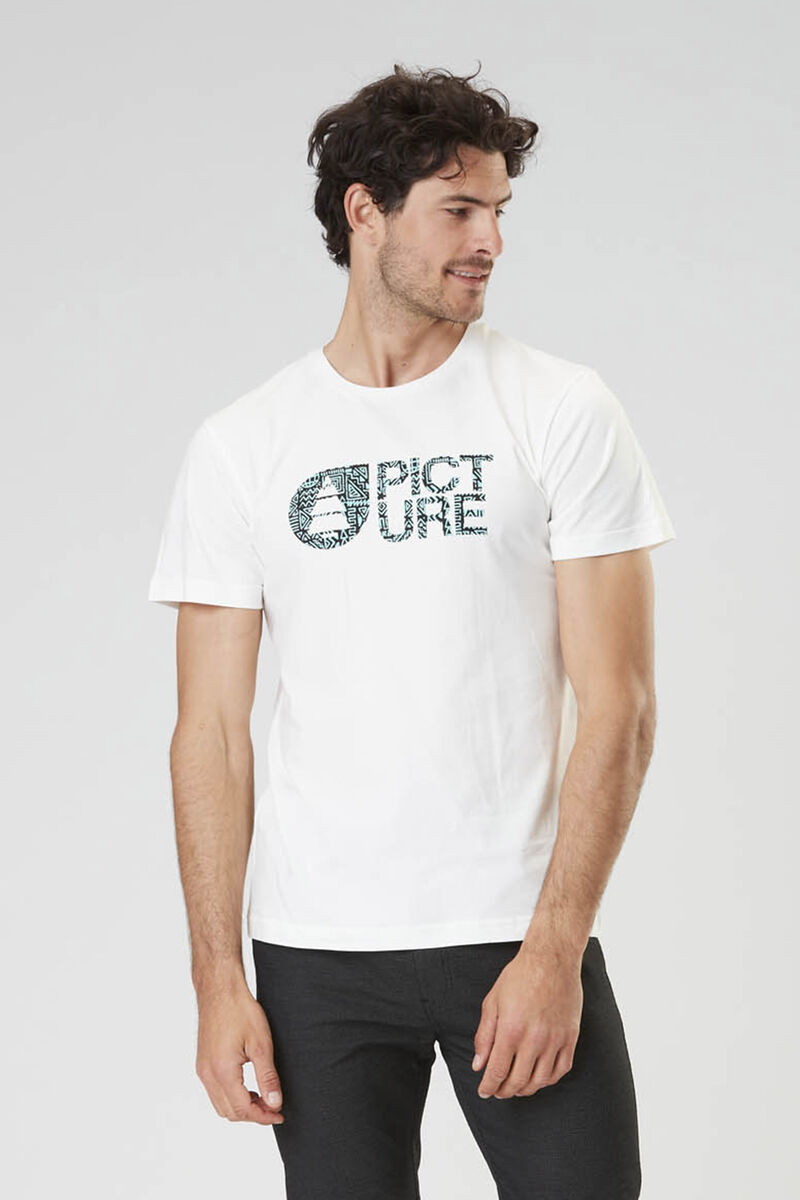 Picture Organic Basement Guinea Men's T Shirts White | TRP-195270