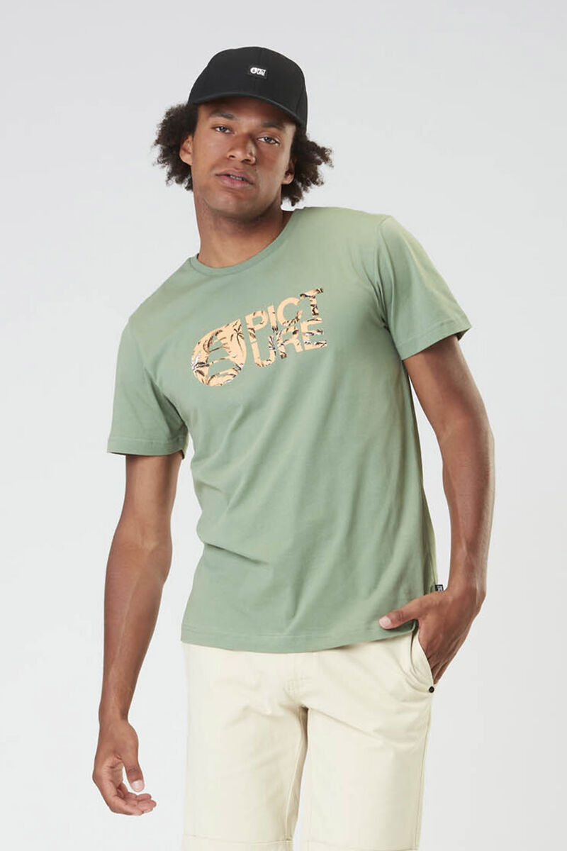 Picture Organic Basement Palmay Men's T Shirts Green | KCI-914327