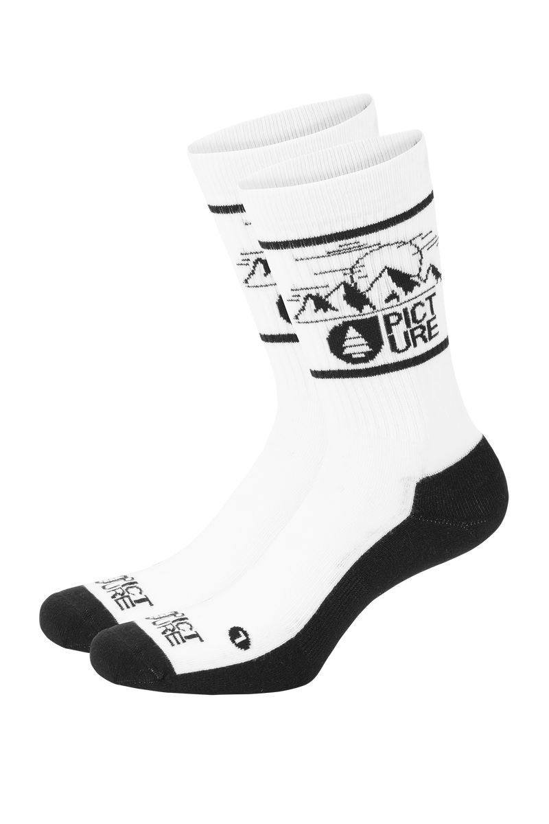 Picture Organic Bazik Women's Socks White | ILA-643780