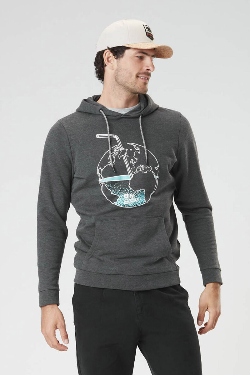 Picture Organic Cc Straworld Men's Hoodie Dark Grey | VXE-391247