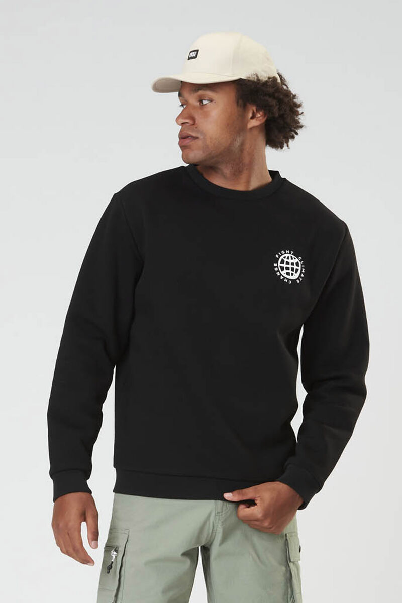 Picture Organic Cc Whils Crew Men's Sweaters Black | YGD-039176