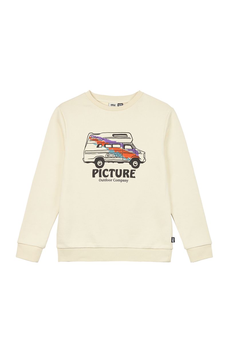 Picture Organic Custom Van Crew Kids' Sweaters Grey | ACQ-256980