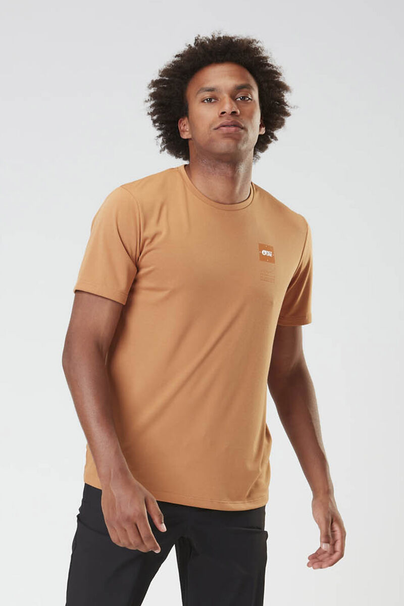 Picture Organic Dephi Tech Men's T Shirts Brown | UVG-845069