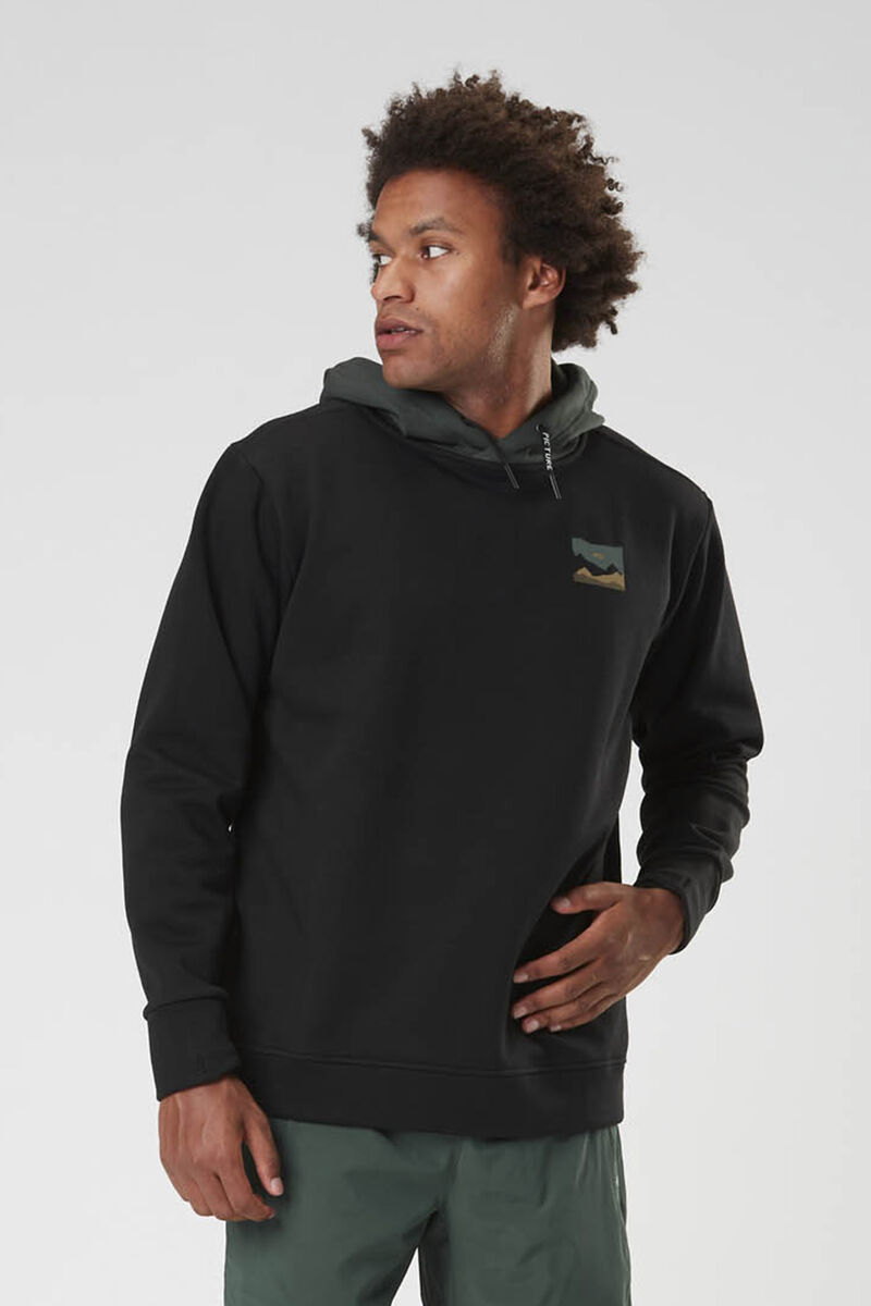 Picture Organic Flack Tech Men's Hoodie Black | CFU-452903