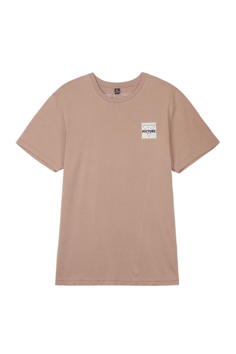 Picture Organic Kalajoki Men's T Shirts Beige | DKQ-741053