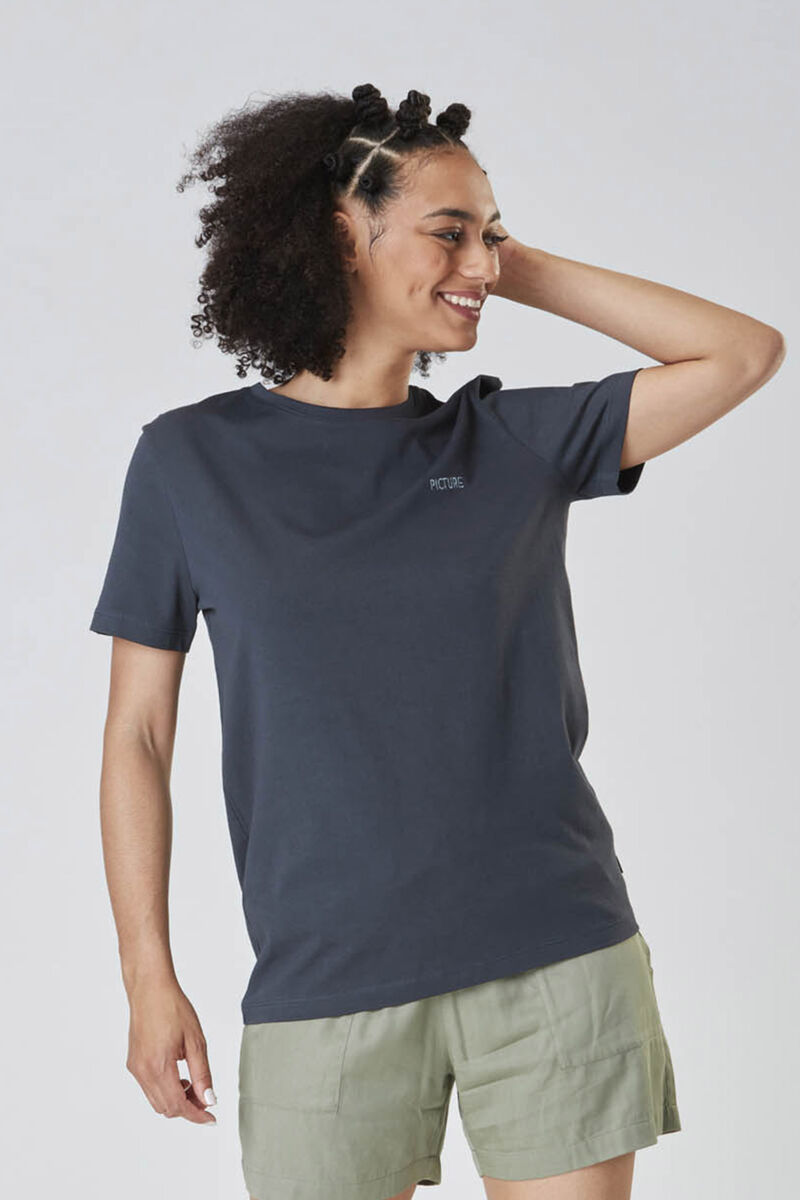 Picture Organic Key Women's T Shirts Dark Blue | RMD-170349