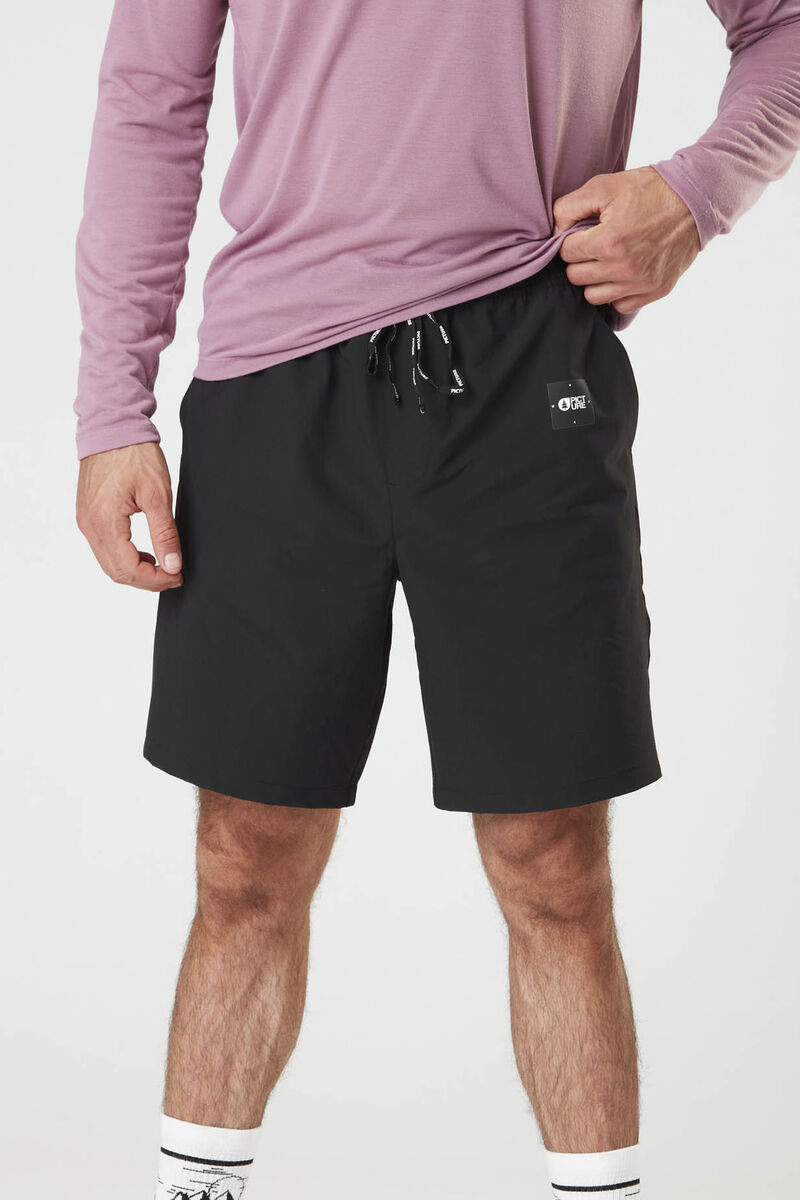 Picture Organic Lenu Strech Men's Shorts Black | NJX-037948