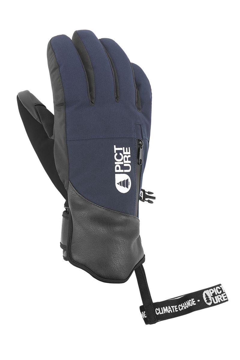 Picture Organic Madson Men's Gloves Dark Blue | YGI-732046