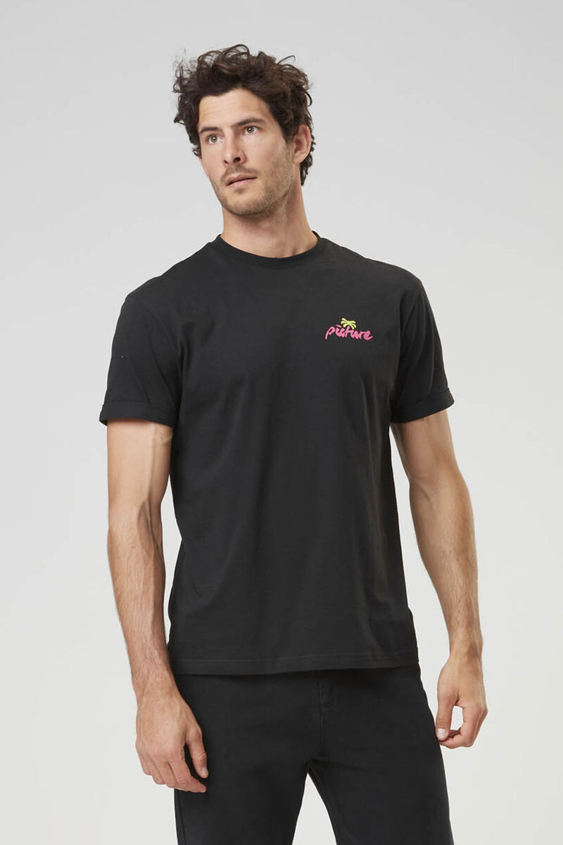 Picture Organic Mapoon Men's T Shirts Black | DPW-271365