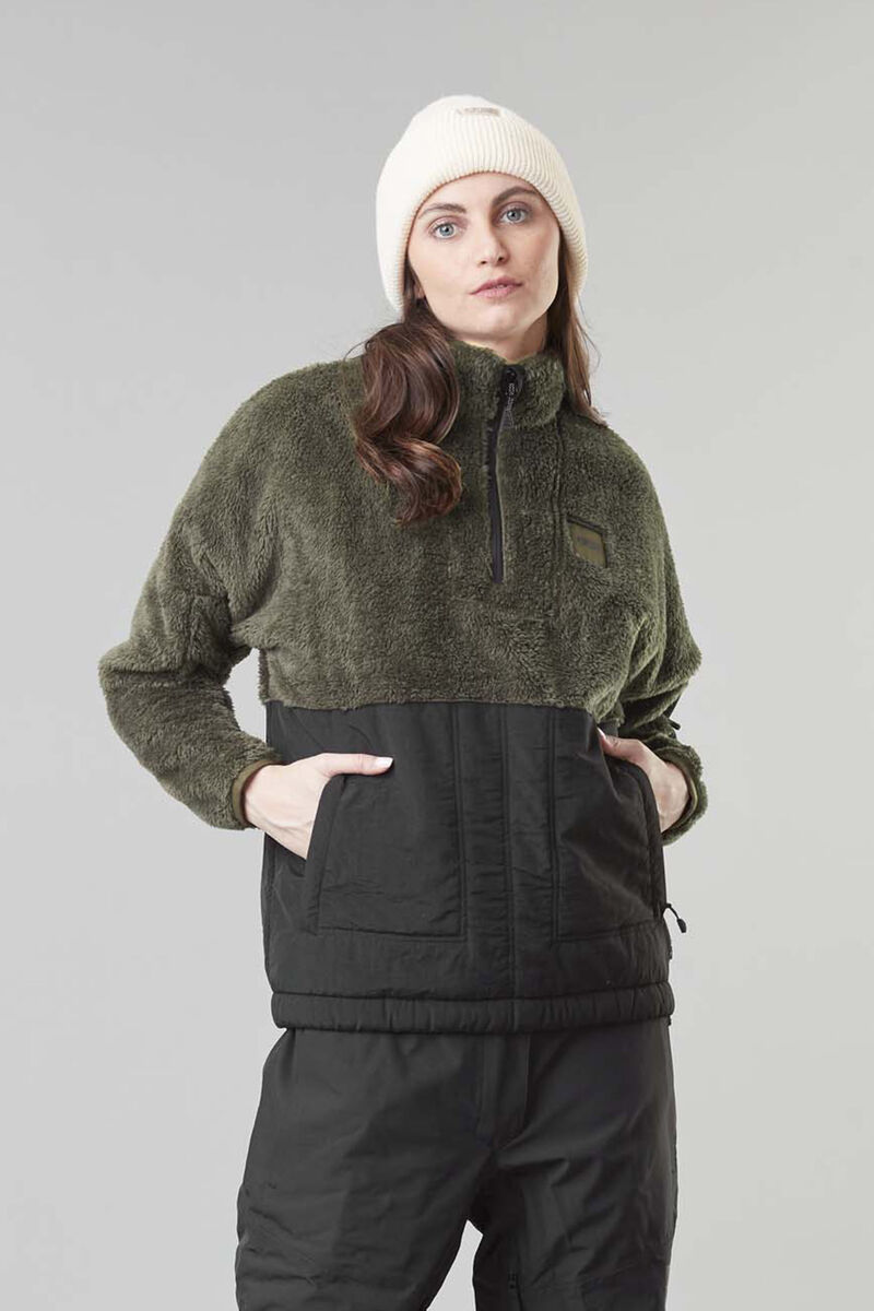 Picture Organic Martella 1/4 Women's Fleeces Dark Green | HFM-504967