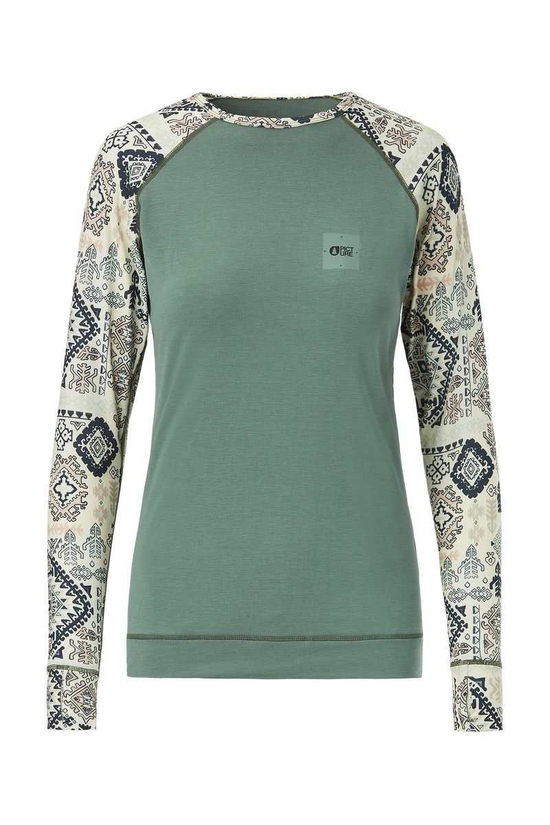 Picture Organic Milita Women's Base Layer Tops Olive | DMC-287154