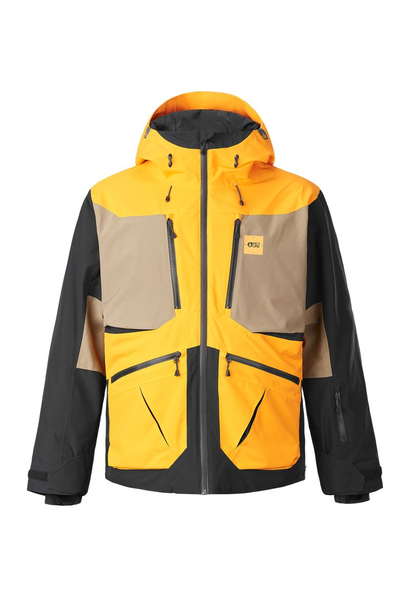 Picture Organic Naikoon Men's Snow Jackets Yellow | YGN-394570