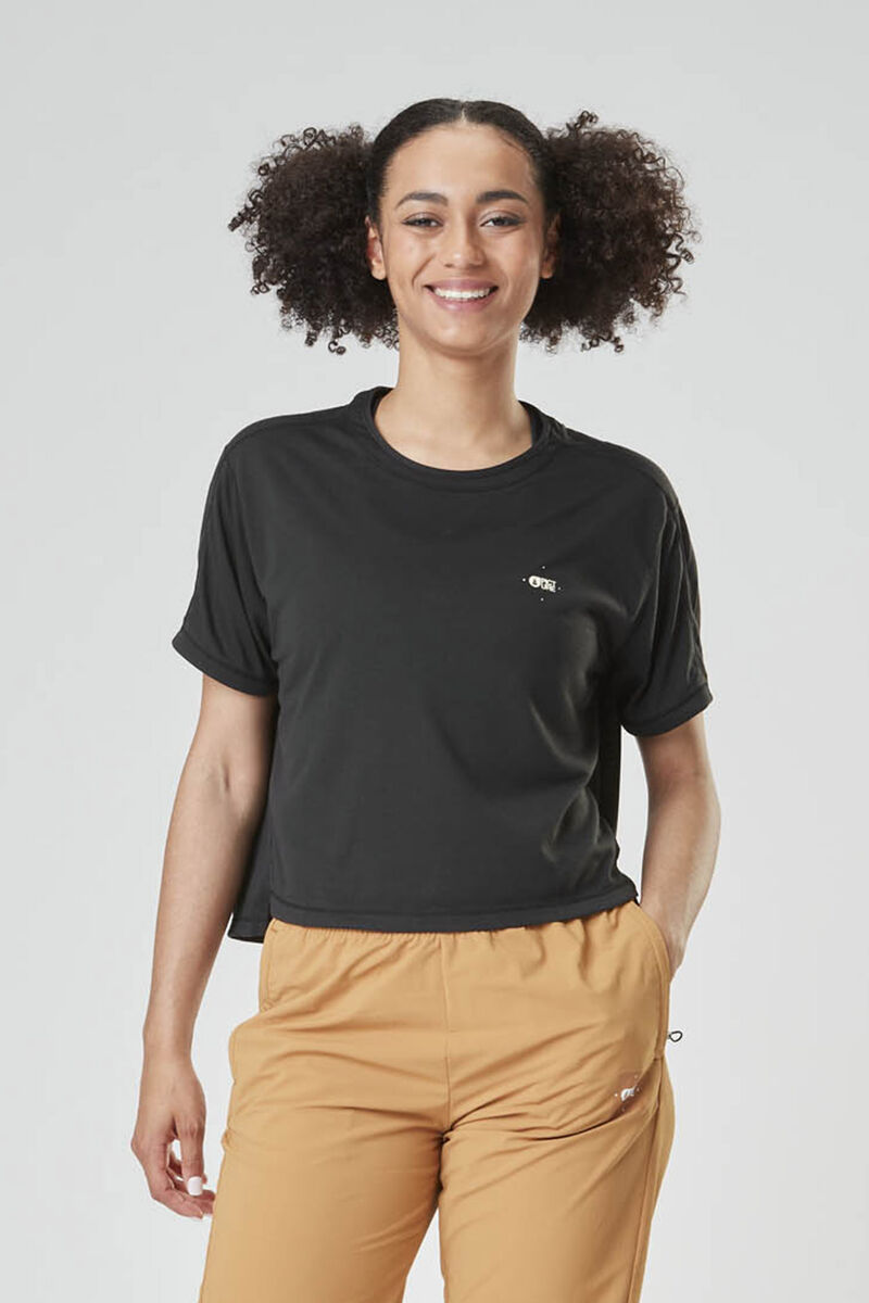 Picture Organic Novita Tech Women's T Shirts Black | VJX-208761