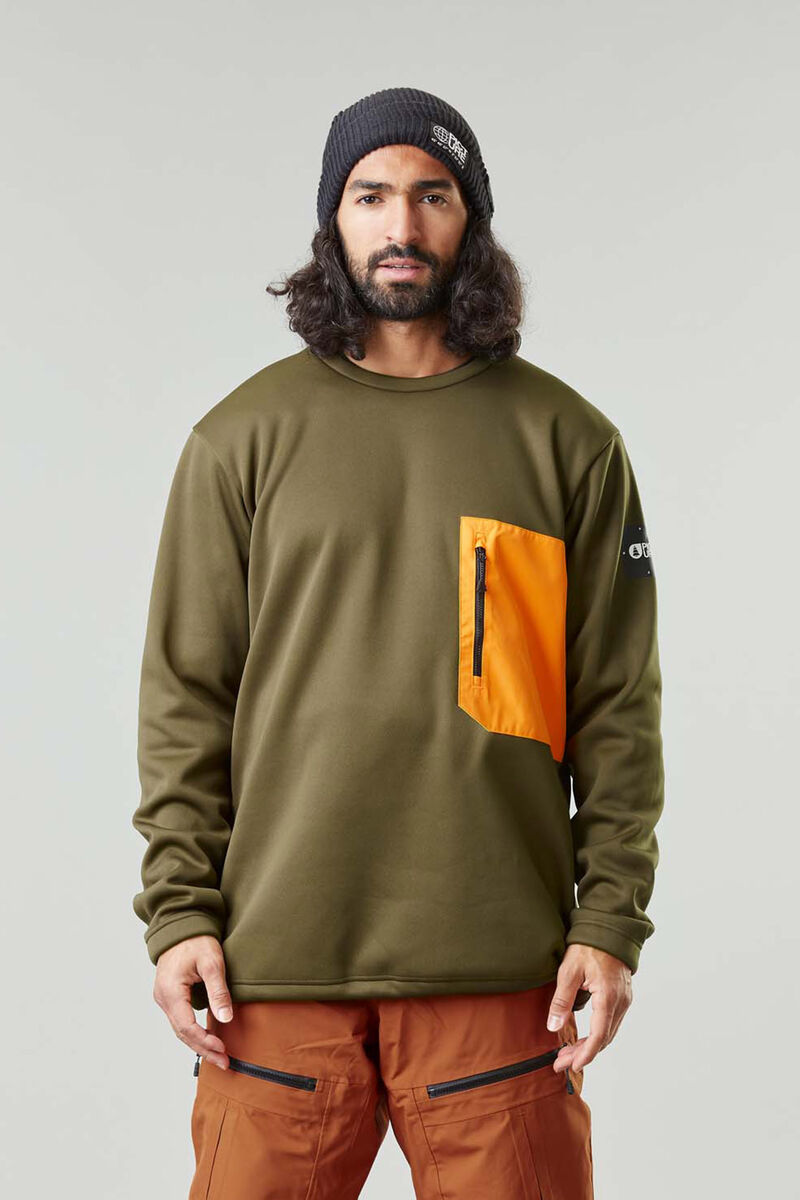 Picture Organic Park Tech Men's Sweaters Dark Green | QDR-034756