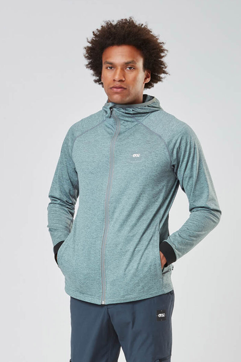 Picture Organic Shari Fz Tech Men's Hoodie Blue | RYN-364520