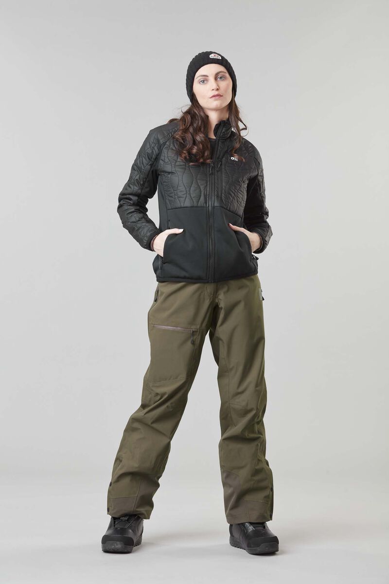 Picture Organic Sylva 3l Women's Snow Pants Dark Green | AER-046358