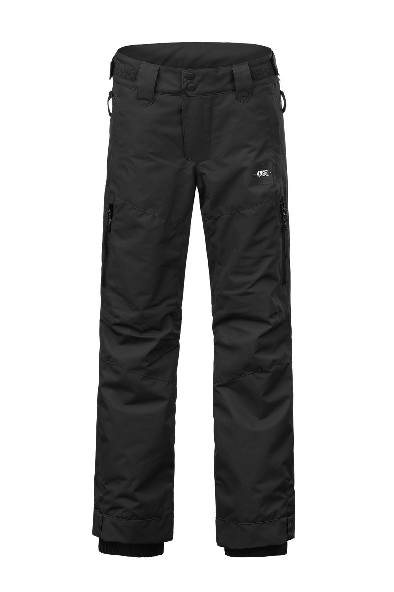 Picture Organic Time Kids' Snow Pants Black | PYB-792154