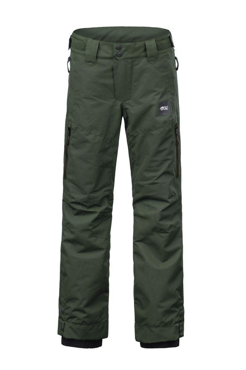 Picture Organic Time Kids' Snow Pants Green | VLB-814096