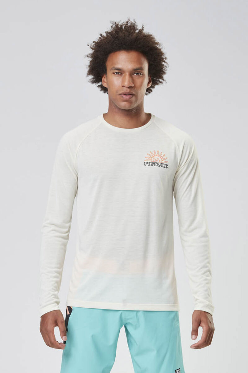 Picture Organic Timont Ls Surf Men's Sweaters White | MHI-064975