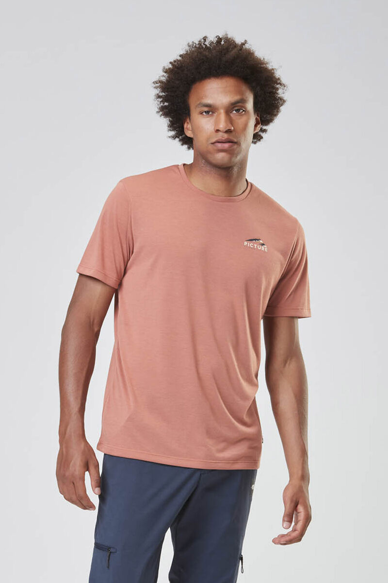 Picture Organic Timont Ss Urban Tech Men's T Shirts light Pink | XSY-609387