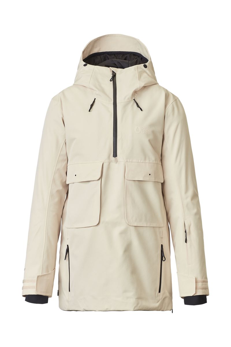 Picture Organic U14 Women's Snow Jackets Beige | CBE-150486