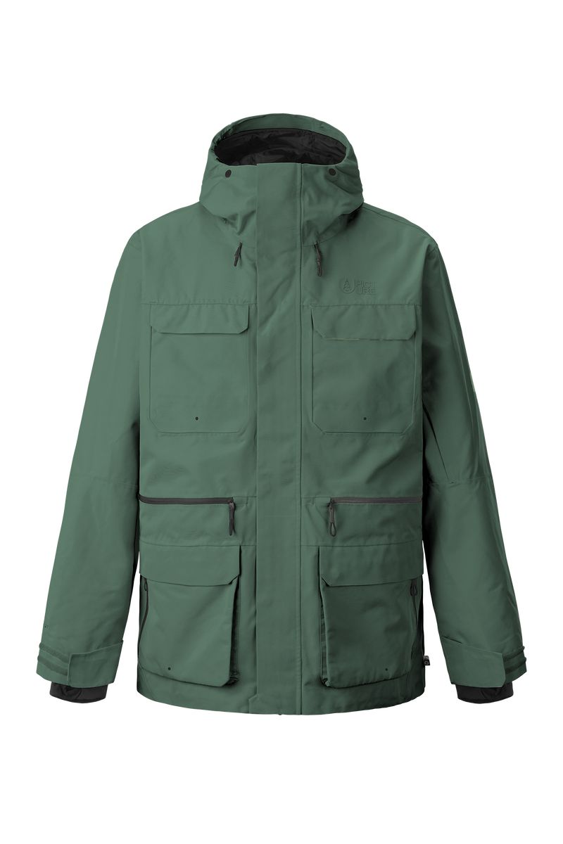 Picture Organic U44 Men's Snow Jackets Green | RIF-081635